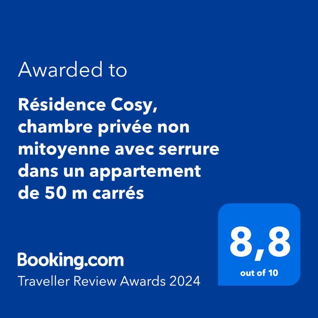 Residence Cosy, Chambre Privee Non Mitoyenne Avec Serrure Dans Un Appartement De 50 M Carres Colombes  Phòng bức ảnh