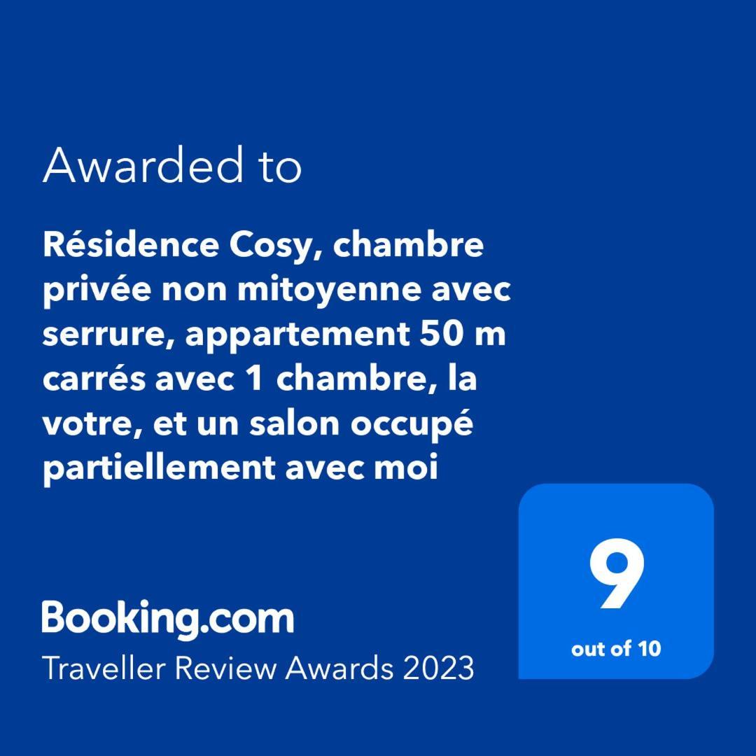Residence Cosy, Chambre Privee Non Mitoyenne Avec Serrure Dans Un Appartement De 50 M Carres Colombes  Ngoại thất bức ảnh